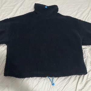 Black fluffy Levi’s sweater